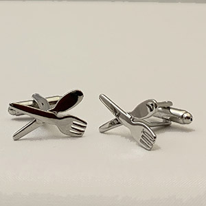 Gemelli GEMELLI FORCHETTA E CUCCHIAIO <br/> 100% OTTONE